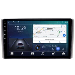Navigatie dedicata cu Android Iveco Daily 2006 - 2014, 2GB RAM, Radio GPS Dual Zone, Display HD QLED 9" Touchscreen, Internet Wi-Fi si slot SIM 4G, Bluetooth, MirrorLink, USB