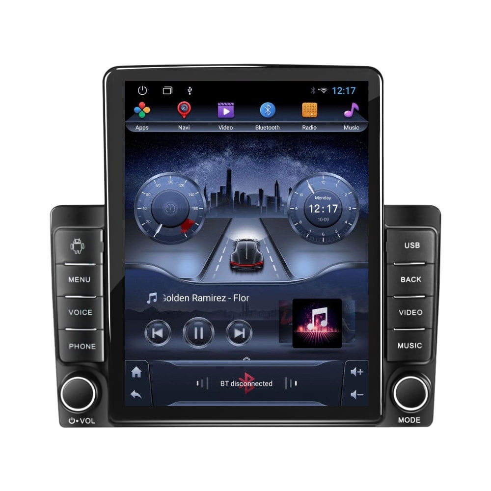 Navigatie dedicata cu Android Jeep Cherokee IV 2007 - 2014, 2GB RAM, Radio GPS Dual Zone, Touchscreen IPS 9.7" HD tip Tesla, Internet Wi-Fi, Bluetooth, MirrorLink, USB