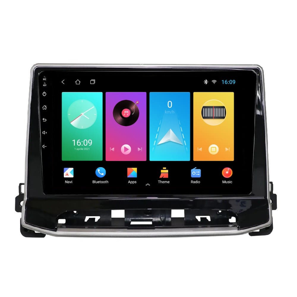 Navigatie dedicata cu Android Jeep Compass II dupa 2021, 1GB RAM, Radio GPS Dual Zone, Display HD IPS 10" Touchscreen, Internet Wi-Fi, Bluetooth, MirrorLink, USB