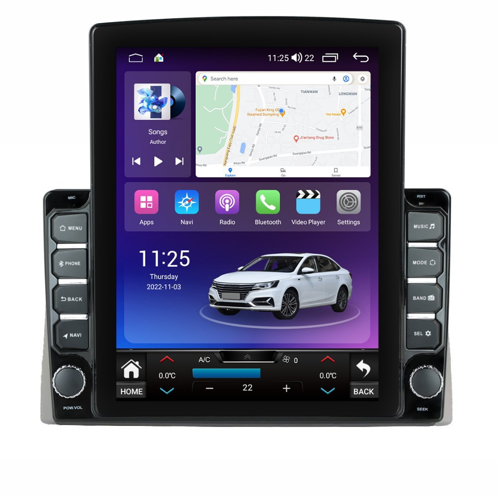 Navigatie dedicata cu Android Jeep Grand Cherokee III 2004 - 2007 cu navigatie originala, 4GB RAM, Radio GPS Dual Zone, Touchscreen IPS 9.7" HD tip Tesla, Internet Wi-Fi si slot SIM 4G, Bluetooth, MirrorLink, USB