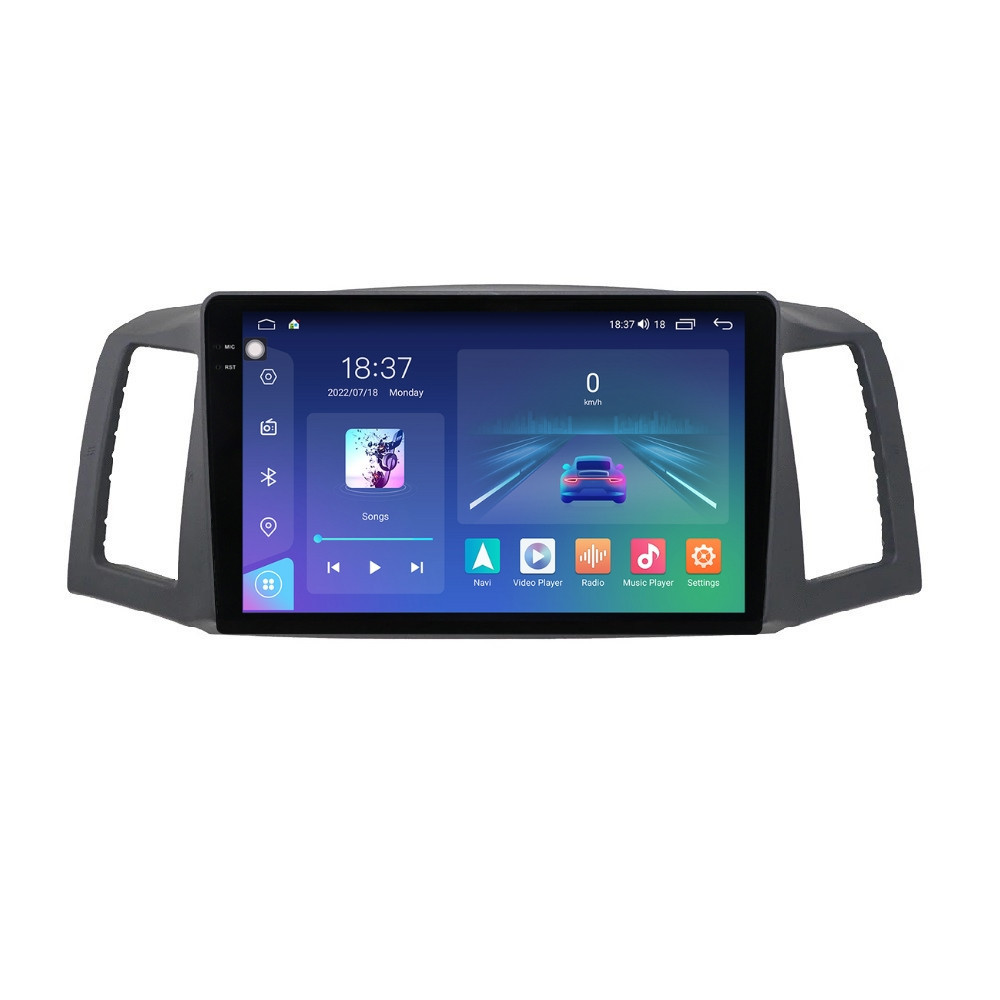 Navigatie dedicata cu Android Jeep Grand Cherokee III 2004 - 2007 fara navigatie originala, 4GB RAM, Radio GPS Dual Zone, Display 2K QLED 10.36" Touchscreen, Internet Wi-Fi si slot SIM 4G, Bluetooth, MirrorLink, USB