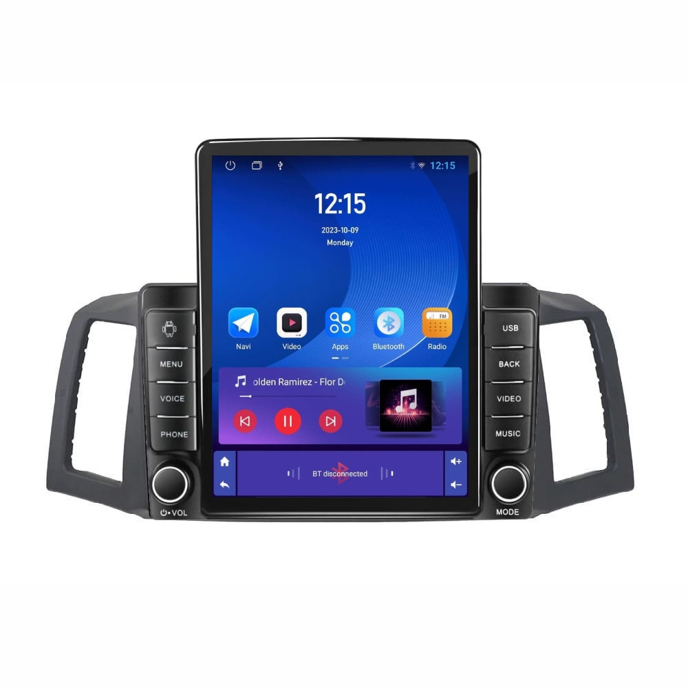 Navigatie dedicata cu Android Jeep Grand Cherokee III 2004 - 2007 fara navigatie originala, 1GB RAM, Radio GPS Dual Zone, Touchscreen IPS 9.7" HD tip Tesla, Internet Wi-Fi, Bluetooth, MirrorLink, USB