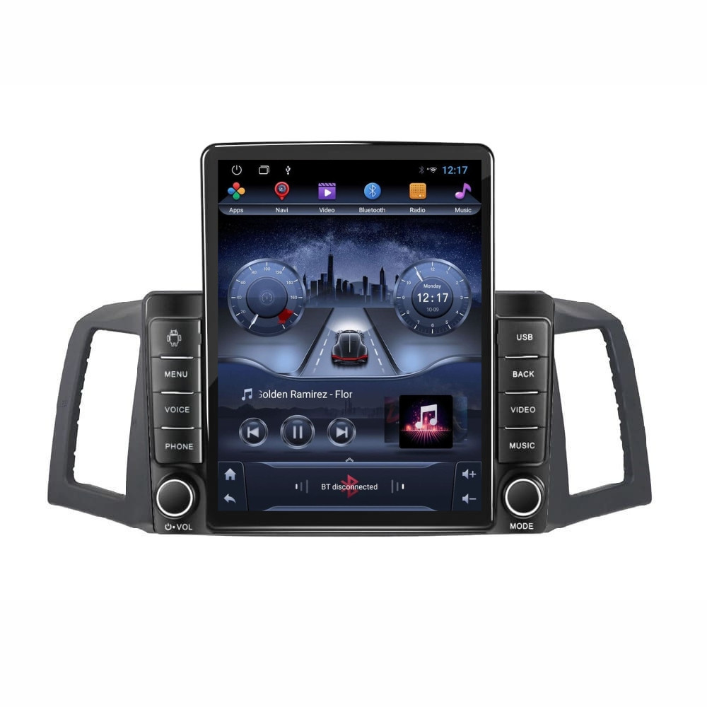 Navigatie dedicata cu Android Jeep Grand Cherokee III 2004 - 2007 fara navigatie originala, 2GB RAM, Radio GPS Dual Zone, Touchscreen IPS 9.7" HD tip Tesla, Internet Wi-Fi, Bluetooth, MirrorLink, USB