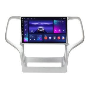 Navigatie dedicata cu Android Jeep Grand Cherokee IV 2011 - 2014, 3GB RAM, Radio GPS Dual Zone, Display HD QLED 9" Touchscreen, Internet Wi-Fi si slot SIM 4G, Bluetooth, MirrorLink, USB