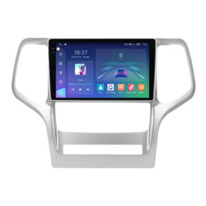 Navigatie dedicata cu Android Jeep Grand Cherokee IV 2011 - 2014, 8GB RAM, Radio GPS Dual Zone, Display 2K QLED 9.5" Touchscreen, Internet Wi-Fi si slot SIM 4G, Bluetooth, MirrorLink, USB