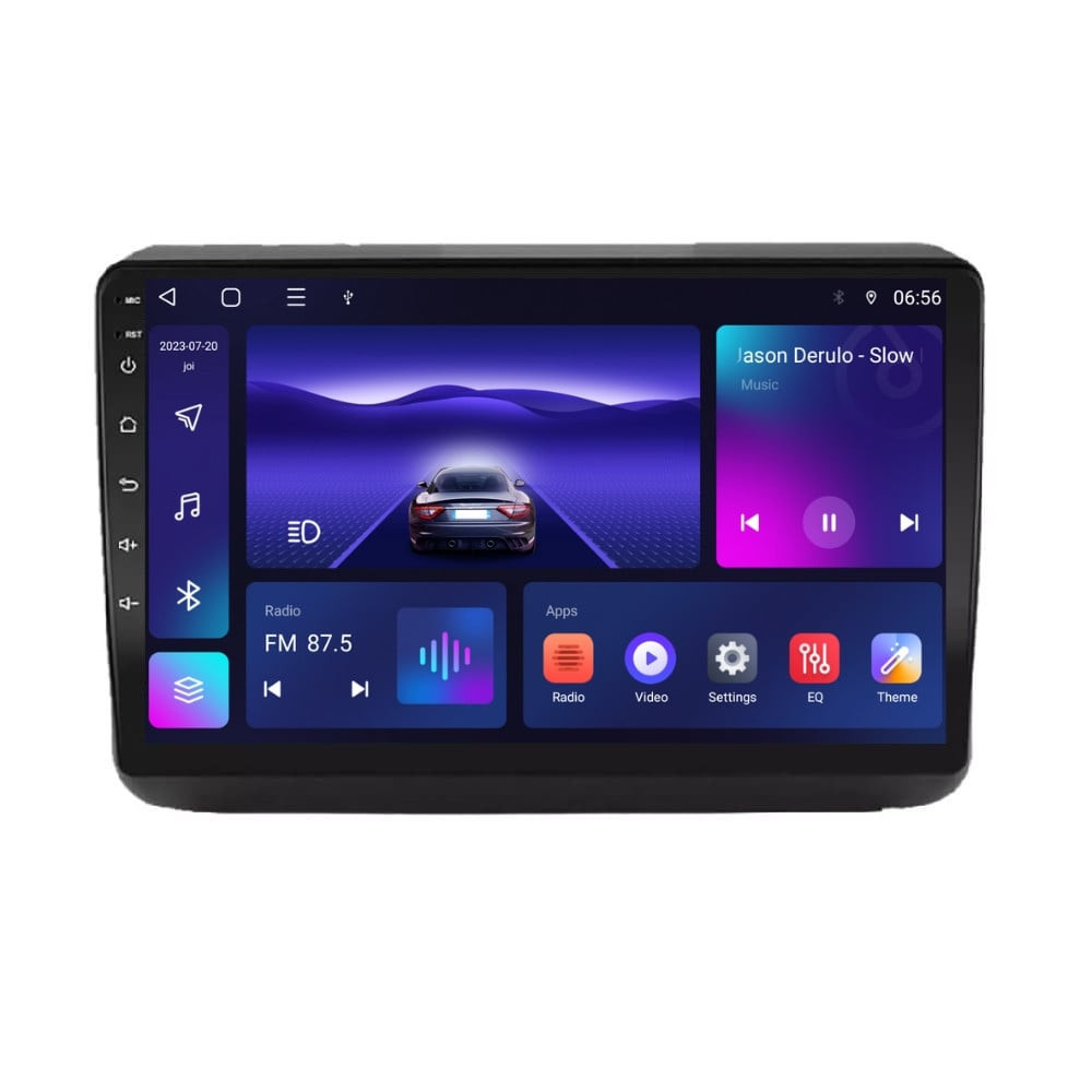 Navigatie dedicata cu Android Jeep Grand Cherokee IV 2014 - 2021, 3GB RAM, Radio GPS Dual Zone, Display HD QLED 9" Touchscreen, Internet Wi-Fi si slot SIM 4G, Bluetooth, MirrorLink, USB