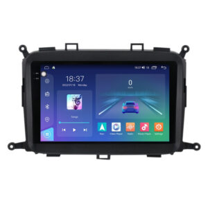Navigatie dedicata cu Android Kia Carens IV 2013 - 2018, 8GB RAM, Radio GPS Dual Zone, Display 2K QLED 9.5" Touchscreen, Internet Wi-Fi si slot SIM 4G, Bluetooth, MirrorLink, USB