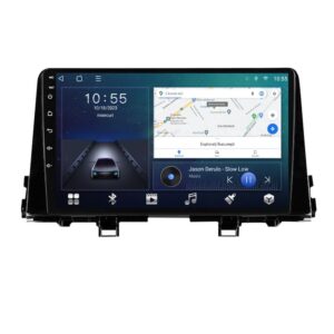 Navigatie dedicata cu Android Kia Picanto dupa 2017, 2GB RAM, Radio GPS Dual Zone, Display HD QLED 9" Touchscreen, Internet Wi-Fi si slot SIM 4G, Bluetooth, MirrorLink, USB