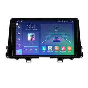 Navigatie dedicata cu Android Kia Picanto dupa 2017, 4GB RAM, Radio GPS Dual Zone, Display 2K QLED 9.5" Touchscreen, Internet Wi-Fi si slot SIM 4G, Bluetooth, MirrorLink, USB