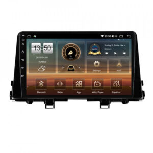 Navigatie dedicata cu Android Kia Picanto dupa 2017, 8GB RAM, Radio GPS Dual Zone, Display HD QLED 9" Touchscreen, Internet Wi-Fi si slot SIM 4G, Bluetooth, MirrorLink, USB