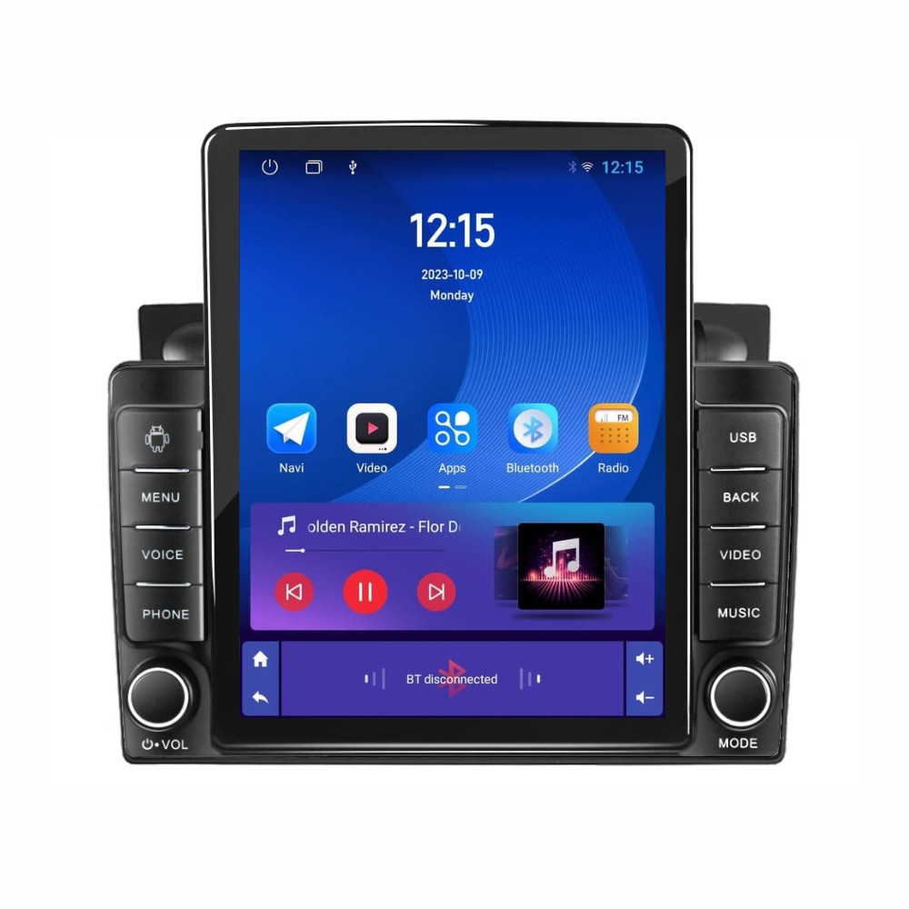 Navigatie dedicata cu Android Kia Picanto I 2004 - 2007, 1GB RAM, Radio GPS Dual Zone, Touchscreen IPS 9.7" HD tip Tesla, Internet Wi-Fi, Bluetooth, MirrorLink, USB