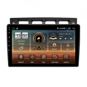 Navigatie dedicata cu Android Kia Picanto I 2004 - 2007, 4GB RAM, Radio GPS Dual Zone, Display HD QLED 9" Touchscreen, Internet Wi-Fi si slot SIM 4G, Bluetooth, MirrorLink, USB