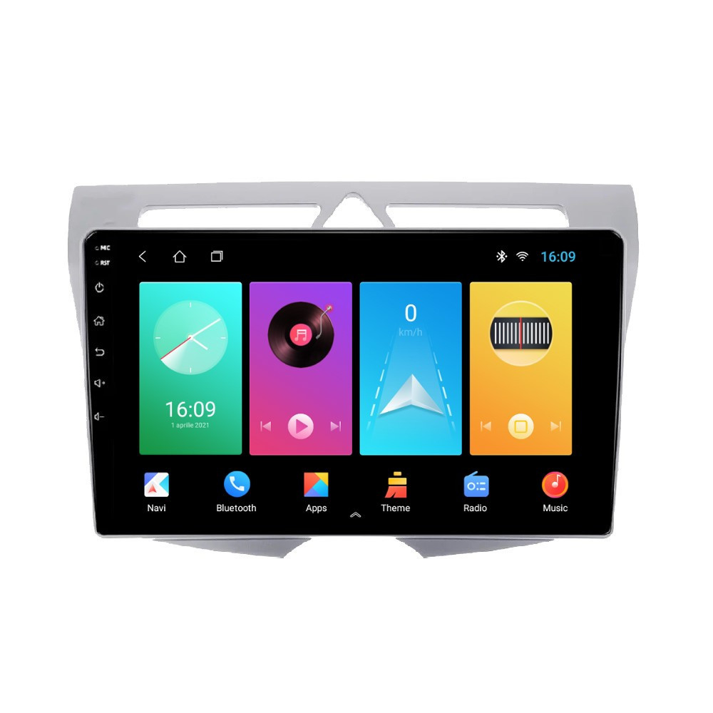 Navigatie dedicata cu Android Kia Picanto I 2007 - 2011, 1GB RAM, Radio GPS Dual Zone, Display HD IPS 9" Touchscreen, Internet Wi-Fi, Bluetooth, MirrorLink, USB