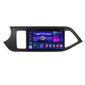 Navigatie dedicata cu Android Kia Picanto II 2011 - 2017, 3GB RAM, Radio GPS Dual Zone, Display HD QLED 9" Touchscreen, Internet Wi-Fi si slot SIM 4G, Bluetooth, MirrorLink, USB