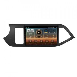 Navigatie dedicata cu Android Kia Picanto II 2011 - 2017, 4GB RAM, Radio GPS Dual Zone, Display HD QLED 9" Touchscreen, Internet Wi-Fi si slot SIM 4G, Bluetooth, MirrorLink, USB