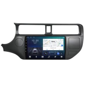 Navigatie dedicata cu Android Kia Rio III 2011 - 2014, 2GB RAM, Radio GPS Dual Zone, Display HD QLED 9" Touchscreen, Internet Wi-Fi si slot SIM 4G, Bluetooth, MirrorLink, USB