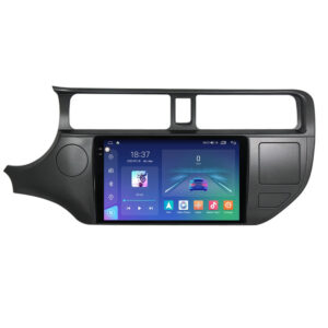 Navigatie dedicata cu Android Kia Rio III 2011 - 2014, 8GB RAM, Radio GPS Dual Zone, Display 2K QLED 9.5" Touchscreen, Internet Wi-Fi si slot SIM 4G, Bluetooth, MirrorLink, USB