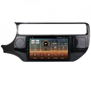 Navigatie dedicata cu Android Kia Rio III 2014 - 2017, 4GB RAM, Radio GPS Dual Zone, Display HD QLED 9" Touchscreen, Internet Wi-Fi si slot SIM 4G, Bluetooth, MirrorLink, USB