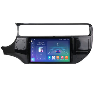 Navigatie dedicata cu Android Kia Rio III 2014 - 2017, 8GB RAM, Radio GPS Dual Zone, Display 2K QLED 9.5" Touchscreen, Internet Wi-Fi si slot SIM 4G, Bluetooth, MirrorLink, USB