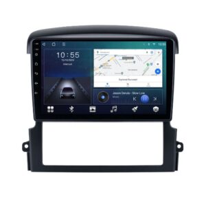 Navigatie dedicata cu Android KIA Sorento I 2006 - 2009, 2GB RAM, Radio GPS Dual Zone, Display HD QLED 9" Touchscreen, Internet Wi-Fi si slot SIM 4G, Bluetooth, MirrorLink, USB