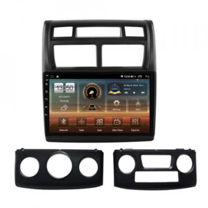 Navigatie dedicata cu Android KIA Sportage 2004 - 2010, 8GB RAM, Radio GPS Dual Zone, Display HD QLED 9" Touchscreen, Internet Wi-Fi si slot SIM 4G, Bluetooth, MirrorLink, USB