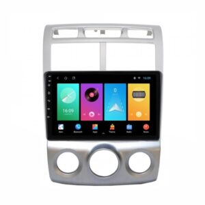 Navigatie dedicata cu Android KIA Sportage 2004 - 2010 fabricata in Coreea, clima manuala, 1GB RAM, Radio GPS Dual Zone, Display HD IPS 9" Touchscreen, Internet Wi-Fi, Bluetooth, MirrorLink, USB