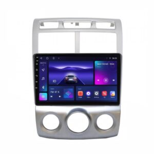 Navigatie dedicata cu Android KIA Sportage 2004 - 2010 fabricata in Coreea, clima manuala, 3GB RAM, Radio GPS Dual Zone, Display HD QLED 9" Touchscreen, Internet Wi-Fi si slot SIM 4G, Bluetooth, MirrorLink, USB