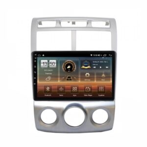 Navigatie dedicata cu Android KIA Sportage 2004 - 2010 fabricata in Coreea, clima manuala, 8GB RAM, Radio GPS Dual Zone, Display HD QLED 9" Touchscreen, Internet Wi-Fi si slot SIM 4G, Bluetooth, MirrorLink, USB