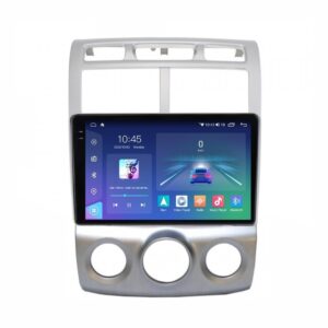 Navigatie dedicata cu Android KIA Sportage 2004 - 2010 fabricata in Coreea, clima manuala, 8GB RAM, Radio GPS Dual Zone, Display 2K QLED 9.5" Touchscreen, Internet Wi-Fi si slot SIM 4G, Bluetooth, MirrorLink, USB