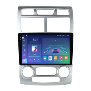 Navigatie dedicata cu Android KIA Sportage 2004 - 2010 fabricata in Coreea, clima automata, 8GB RAM, Radio GPS Dual Zone, Display 2K QLED 9.5" Touchscreen, Internet Wi-Fi si slot SIM 4G, Bluetooth, MirrorLink, USB