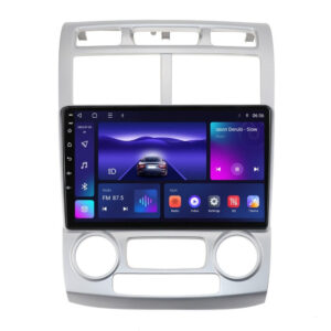Navigatie dedicata cu Android KIA Sportage 2004 - 2010 fabricata in Coreea, clima automata, 3GB RAM, Radio GPS Dual Zone, Display HD QLED 9" Touchscreen, Internet Wi-Fi si slot SIM 4G, Bluetooth, MirrorLink, USB