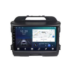 Navigatie dedicata cu Android KIA Sportage 2010 - 2016, 2GB RAM, Radio GPS Dual Zone, Display HD QLED 9" Touchscreen, Internet Wi-Fi si slot SIM 4G, Bluetooth, MirrorLink, USB