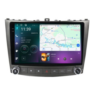 Navigatie dedicata cu Android Lexus IS 2005 - 2013, 12GB RAM, Radio GPS Dual Zone, Display 2K QLED 10.36" Touchscreen, Internet Wi-Fi si slot SIM 4G, Bluetooth, MirrorLink, USB