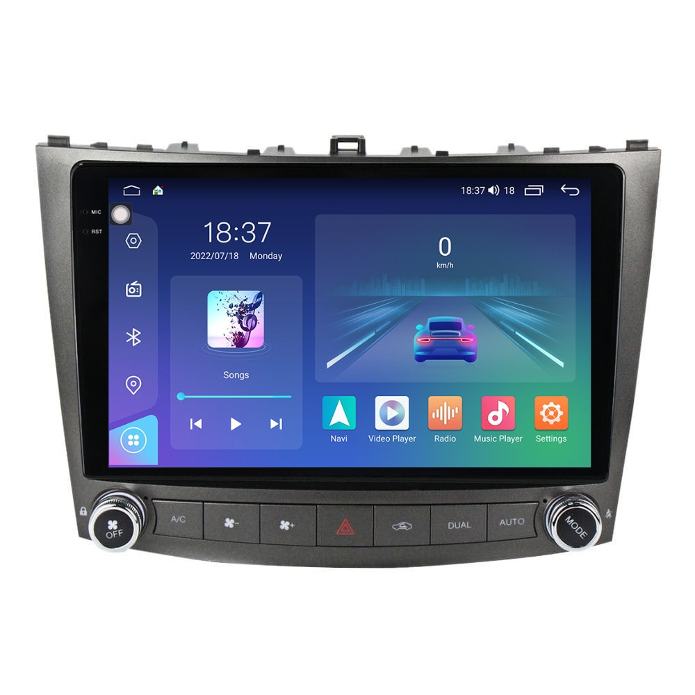 Navigatie dedicata cu Android Lexus IS 2005 - 2013, 4GB RAM, Radio GPS Dual Zone, Display 2K QLED 10.36" Touchscreen, Internet Wi-Fi si slot SIM 4G, Bluetooth, MirrorLink, USB