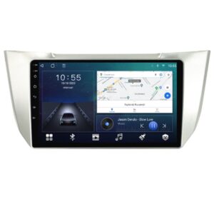Navigatie dedicata cu Android Lexus RX 2003 - 2009, 2GB RAM, Radio GPS Dual Zone, Display HD QLED 9" Touchscreen, Internet Wi-Fi si slot SIM 4G, Bluetooth, MirrorLink, USB