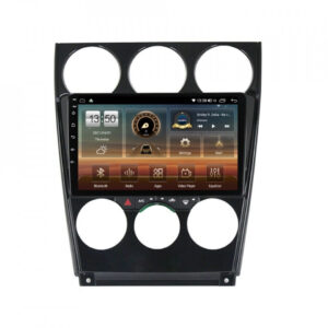 Navigatie dedicata cu Android Mazda 6 2002 - 2008, 4GB RAM, Radio GPS Dual Zone, Display HD QLED 9" Touchscreen, Internet Wi-Fi si slot SIM 4G, Bluetooth, MirrorLink, USB