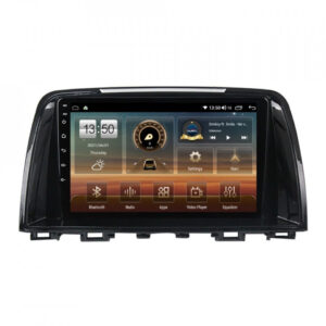 Navigatie dedicata cu Android Mazda 6 2013 - 2015, 8GB RAM, Radio GPS Dual Zone, Display HD QLED 9" Touchscreen, Internet Wi-Fi si slot SIM 4G, Bluetooth, MirrorLink, USB