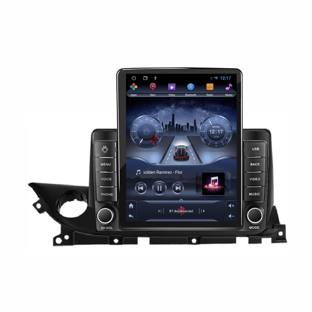 Navigatie dedicata cu Android Mazda 6 dupa 2018, 2GB RAM, Radio GPS Dual Zone, Touchscreen IPS 9.7" HD tip Tesla, Internet Wi-Fi, Bluetooth, MirrorLink, USB