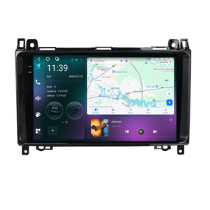 Navigatie dedicata cu Android Mercedes A-Class W169 2004 - 2012, 12GB RAM, Radio GPS Dual Zone, Display 2K QLED 9.5" Touchscreen, Internet Wi-Fi si slot SIM 4G, Bluetooth, MirrorLink, USB