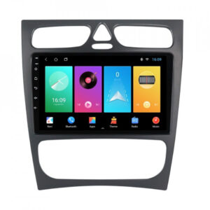 Navigatie dedicata cu Android Mercedes C-Class W203 2000 - 2004, 1GB RAM, Radio GPS Dual Zone, Display HD IPS 9" Touchscreen, Internet Wi-Fi, Bluetooth, MirrorLink, USB