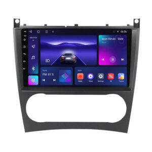 Navigatie dedicata cu Android Mercedes CLC-Class CL203 2008 - 2011, 3GB RAM, Radio GPS Dual Zone, Display HD QLED 9" Touchscreen, Internet Wi-Fi si slot SIM 4G, Bluetooth, MirrorLink, USB