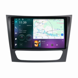 Navigatie dedicata cu Android Mercedes CLS C219 2004 - 2011, 12GB RAM, Radio GPS Dual Zone, Display 2K QLED 9.5" Touchscreen, Internet Wi-Fi si slot SIM 4G, Bluetooth, MirrorLink, USB