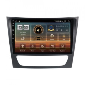 Navigatie dedicata cu Android Mercedes E-Class W211 2002 - 2009, 8GB RAM, Radio GPS Dual Zone, Display HD QLED 9" Touchscreen, Internet Wi-Fi si slot SIM 4G, Bluetooth, MirrorLink, USB