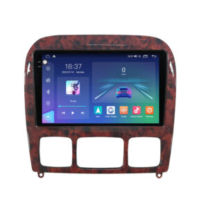 Navigatie dedicata cu Android Mercedes S-Class W220 1998 - 2005, 8GB RAM, Radio GPS Dual Zone, Display 2K QLED 9.5" Touchscreen, Internet Wi-Fi si slot SIM 4G, Bluetooth, MirrorLink, USB