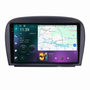 Navigatie dedicata cu Android Mercedes SL R230 2001 - 2012, 12GB RAM, Radio GPS Dual Zone, Display 2K QLED 9.5" Touchscreen, Internet Wi-Fi si slot SIM 4G, Bluetooth, MirrorLink, USB