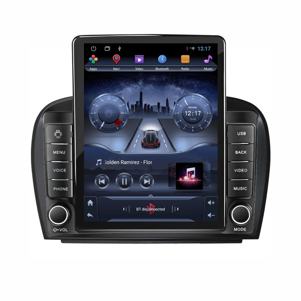 Navigatie dedicata cu Android Mercedes SL R230 2001 - 2012, 2GB RAM, Radio GPS Dual Zone, Touchscreen IPS 9.7" HD tip Tesla, Internet Wi-Fi, Bluetooth, MirrorLink, USB