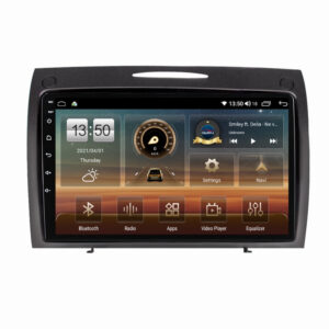 Navigatie dedicata cu Android Mercedes SLK R171 2004 - 2011, 4GB RAM, Radio GPS Dual Zone, Display HD QLED 9" Touchscreen, Internet Wi-Fi si slot SIM 4G, Bluetooth, MirrorLink, USB