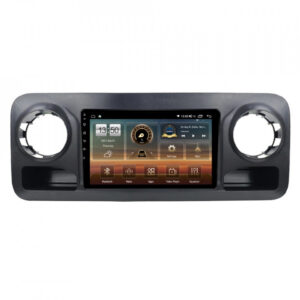 Navigatie dedicata cu Android Mercedes Sprinter dupa 2018, 6GB RAM, Radio GPS Dual Zone, Display HD QLED 10" Touchscreen, Internet Wi-Fi si slot SIM 4G, Bluetooth, MirrorLink, USB