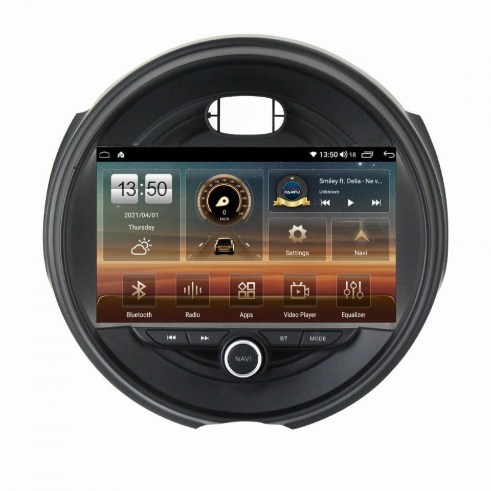 Navigatie dedicata cu Android Mini Cooper / One (F55, F56, F57) 2014 - 2020, 4GB RAM, Radio GPS Dual Zone, Display HD QLED 9" Touchscreen, Internet Wi-Fi si slot SIM 4G, Bluetooth, MirrorLink, USB