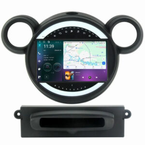 Navigatie dedicata cu Android Mini Countryman / Paceman (R60, R61) 2010 - 2017, 12GB RAM, Radio GPS Dual Zone, Display 2K QLED 9.5" Touchscreen, Internet Wi-Fi si slot SIM 4G, Bluetooth, MirrorLink, USB